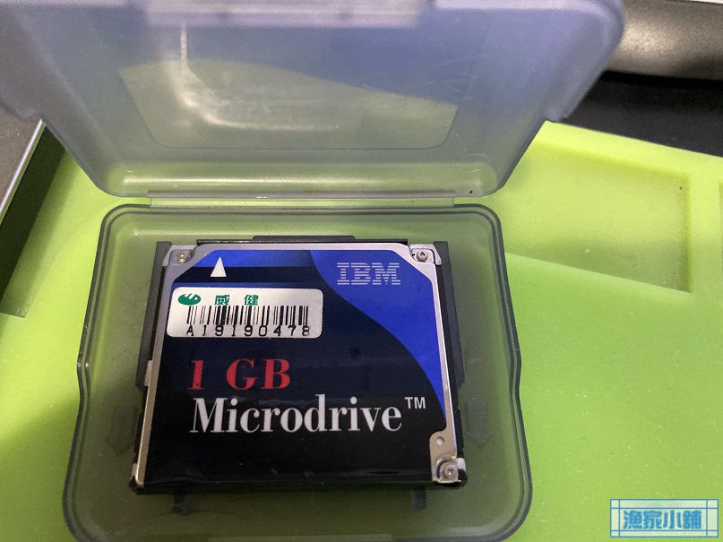 二十幾年前的IBM 1GB CF HDD